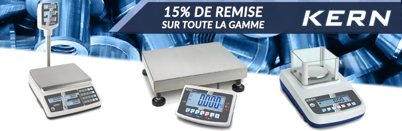 Remise sur toute la gamme KERN — Balance Professionnelle