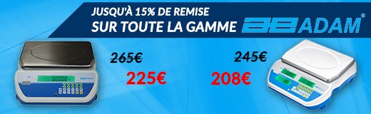 Remise sur toute la gamme ADAM — Balance Professionnelle