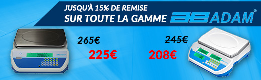 Remise sur toute la gamme ADAM — Balance Professionnelle