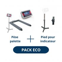 Pack Eco Pèse Palettes Milliot et Pied pour indicateur