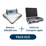 Pack Balance au sol 300x300 mm Adam et valise de transport