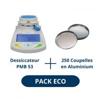 Pack Eco Dessiccateur Adam PMB et 250 coupelles en aluminium